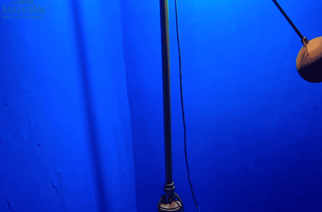 إصلاح تسرب خزان أرضي (5000 لتر) بدون تكسير – ضمان 10 سنوات على العزل